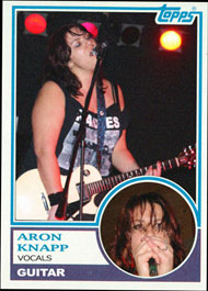 Aron Knapp on vocals and guitar
